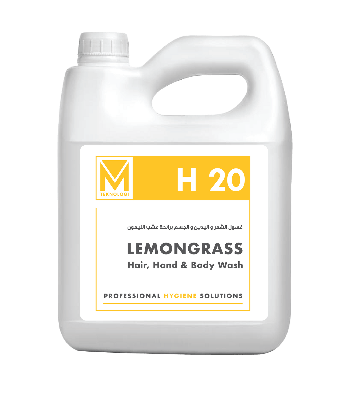 M - Teknologi H20 - Lemongrass Hair, Hand & Body Wash - Shop N Clean