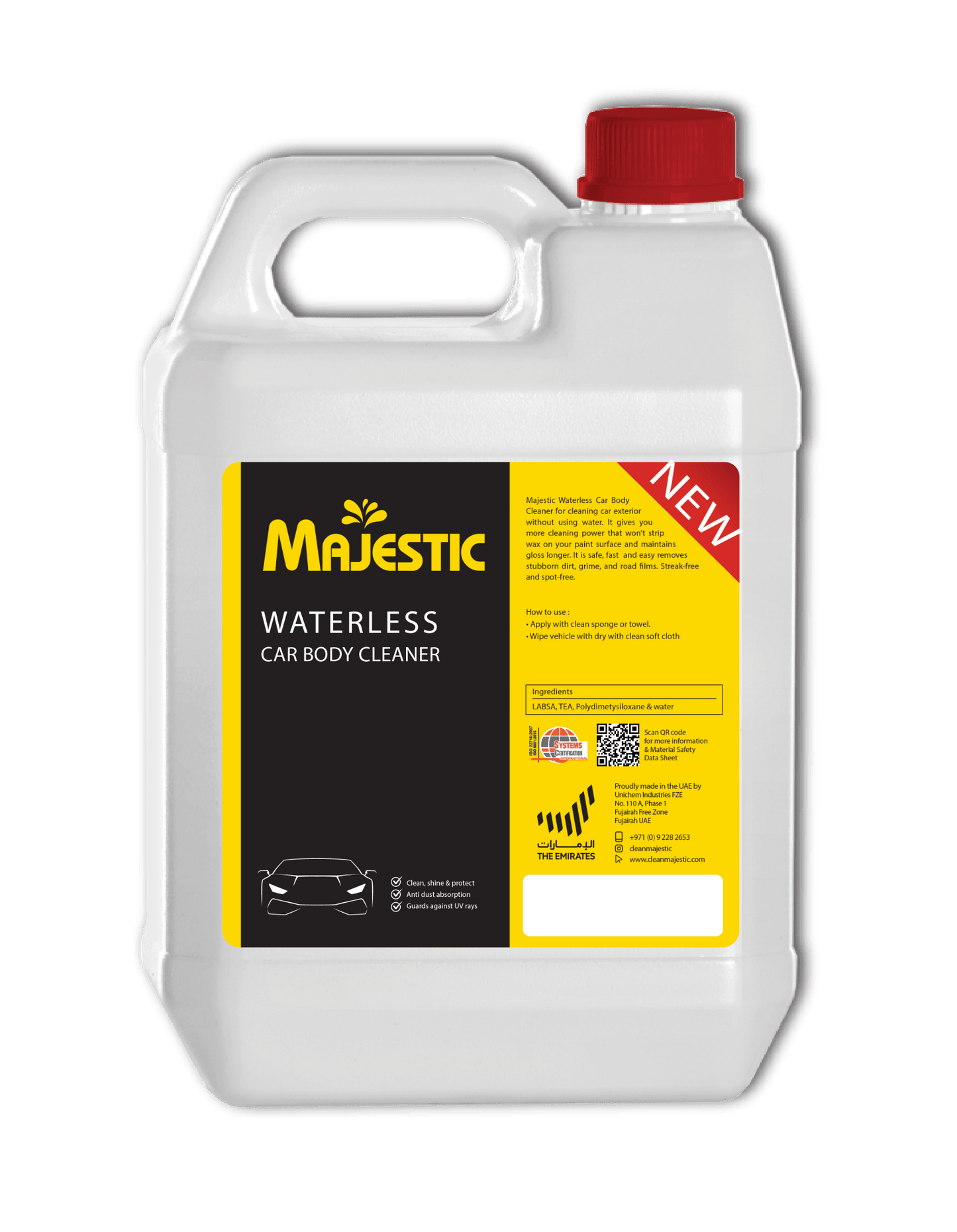 Majestic Waterless Car Body Cleaner - Shop N Clean