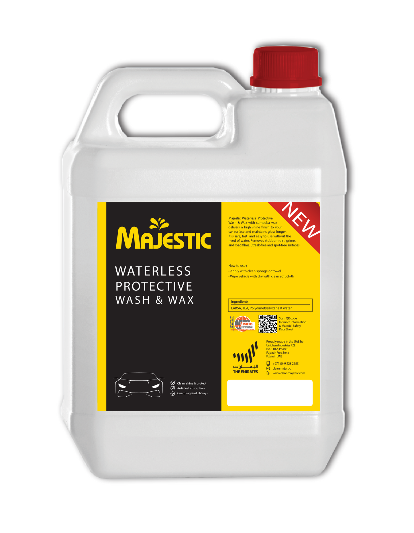 Majestic Waterless Protective Wash & Wax